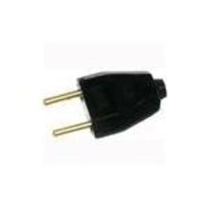 PLUG FEMEA 2P + T 20A PRETO (SR1-P1)