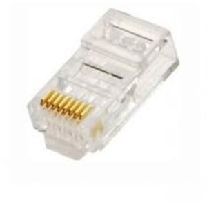 CONECTOR RJ45 CRISTAL 8P8C CAT5E RJ45P100 EXBOM CONT-RJ45C100  (BL5-P2)