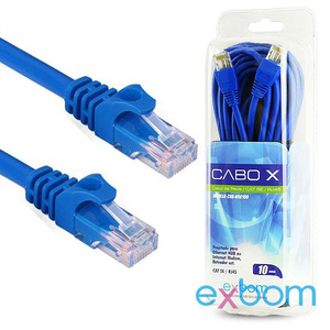 PATCH CORD 10 METROS AZUL CAT5E CBX-N5C100