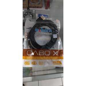 CABO HDMI 2.0 3D/4K BLINDADO BANHADO A OURO 1.5M PRETO CBX-H15DSMPT