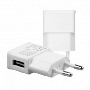 ADAPATDOR CARREGADOR USB DE VIAGEM 5V 2 AMP BRANCO 01582 (SR-01 P1)