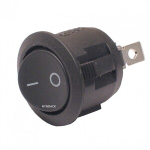 CHAVE KCD1 106 101 PRETA 2 TERMINAIS 6A 250V