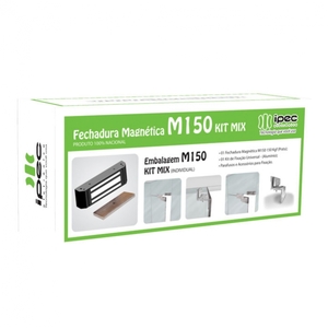 FECHADURA ELETROIMA M150 KIT MIX IPEC