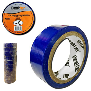 FITA ISOLANTE AZUL ANTICHAMA 18MMX5M BFH1145 (SR1 P1)