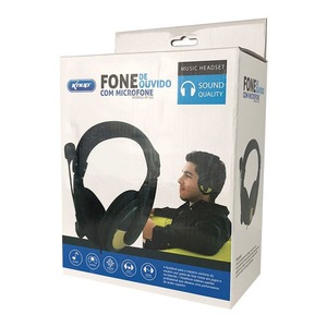 FONE DE OUVIDO C/ MICROFONE SOUND QUALITY KP-320