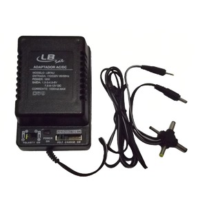 FONTE UNIVERSAL REGULADORA DE VOLTAGEM 1.5 - 12V 1A BIVOLT FX-ACU (SR1-P2)