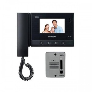 KIT VIDEO PORTEIRO SAMSUNG MONITOR 4.3 COLORIDO C/ CAMP. EXTERNA (V4-P1)