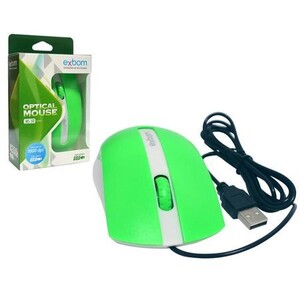 MOUSE USB EXBOM VERDE MS-50 (SR 04)