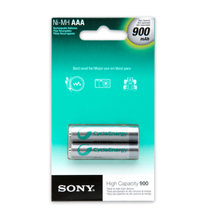 PILHA SONY RECARREGAVEL NHAAAB4GN AAA 900MAH (SR-03)