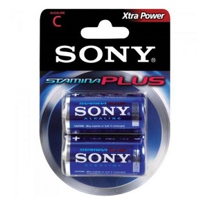 PILHA MEDIA C ALCALINA C/2 AM2-B2D SONY (SR 02)