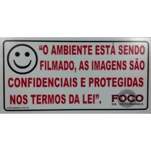 PLACA DE AVISO FOCO GRANDE (SR1-P0)