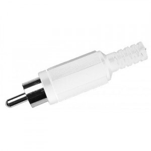 PLUG RCA 4MM BRANCO (BL4-P2)