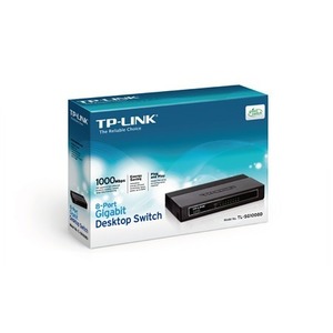 SWITCH 8 PORTAS GIGABIT 10/100/1000 TP-LINK TL-SG 1008D