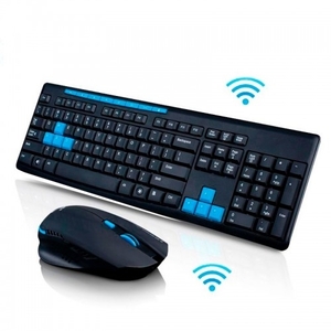 TECLADO E MOUSE S/ FIO COMBO 2.4GHZ PRETO (BL2-P3)