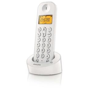 TELEFONE S/FIO PHILIPS D1201W/BR BR (V3-P3)