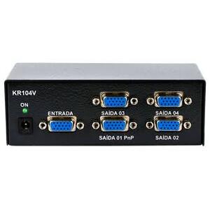 CONVERSOR VGA VIDEO SPLITER 1 IN X 4 OUT (SR-01/P-01)